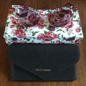 Dolce Gabbana floral sunglasses